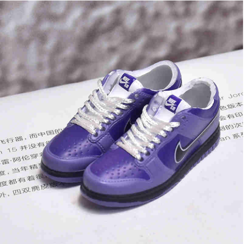 신발 미니어쳐 Nike SB DUNK purple lobster MT-0475