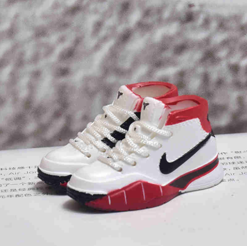 신발 미니어쳐 Nike KOBE ZK1 white red MT-0632