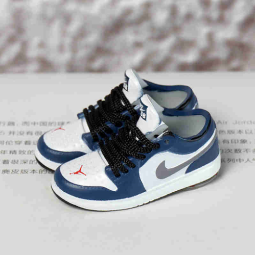 신발 미니어쳐 Nike Air Jordan 1 AJ1 Low Low top navy blue MT-0090