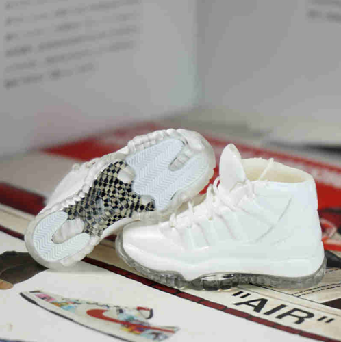 신발 미니어쳐 Nike Air Jordan 11 AJ11 11 pure white MT-0319