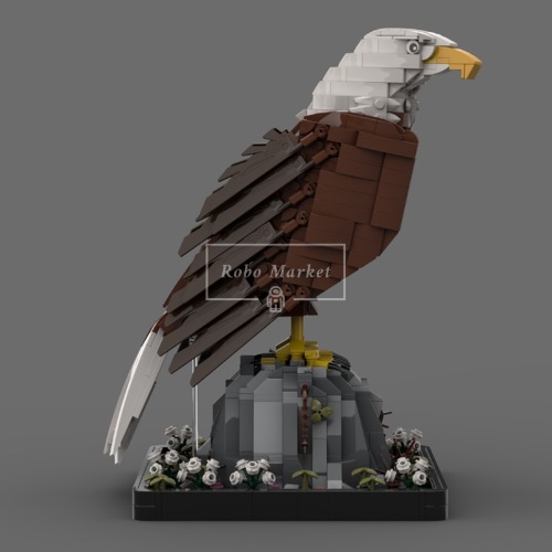 레고 크리에이터 호환 MOC White Headed Eagle 대머리 독수리 MOC-161001 신제품 창작
