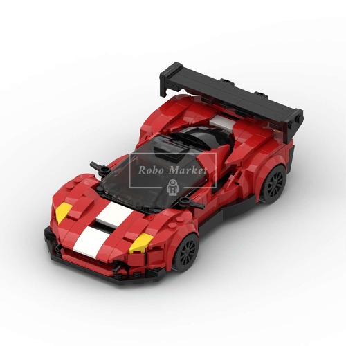 레고 스피드챔피언 호환 Ferrari Tributo 페라리 F8 트리뷰토 MOC-65609 신제품 창작