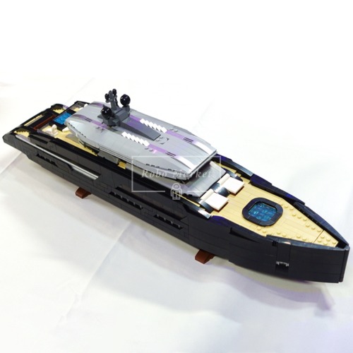 레고 크리에이터 호환 Medium Yacht 중형 호화 럭셔리 요트 선박 MOC-164800 신제품 창작