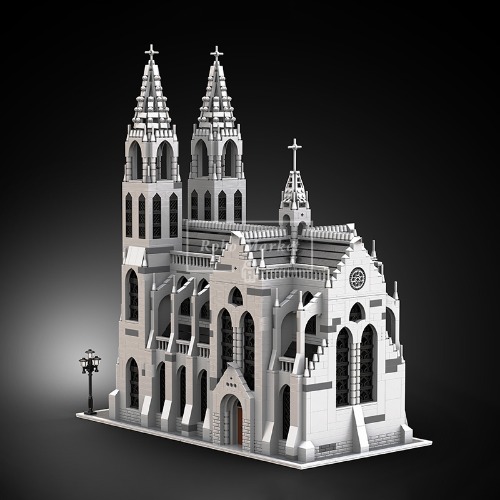 레고 크리에이터 호환 Gothic Cathedral 고딕 대성당 대형 건물 MOC-148170 신제품 창작