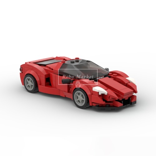 레고 스피드챔피언 호환 Ferrari Enzo V2 엔초 페라리 V2 레드 슈퍼카 MOC-42633 신제품 창작