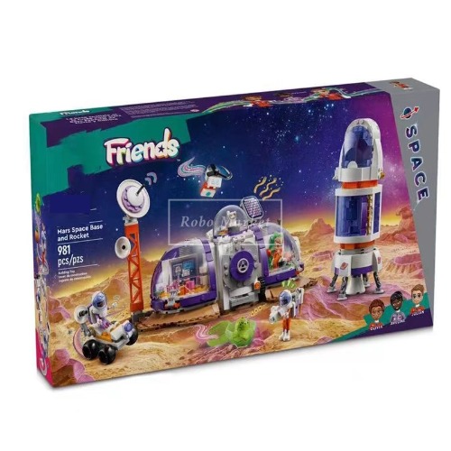 레고 42605 호환 화성 우주기지와 로켓 프렌즈 신제품 창작