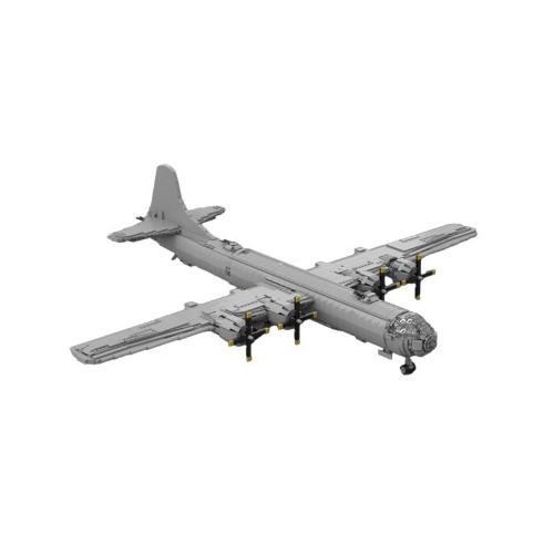 레고 밀리터리 호환 제 2차 세계대전 B-29 슈퍼 포트리스 폭격기 1:35 3094pcs MOC-119970 신제품 창작