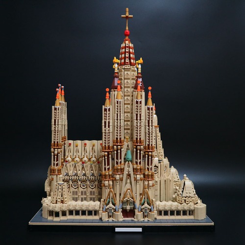 레고 아키텍쳐 호환 Sagrada Familia 가우디 건축물 사그라다 파일리아 성당 MOC-65795 신제품 창작